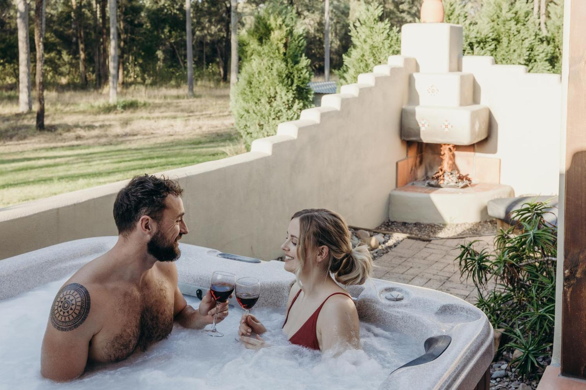 Casa La Vina Pokolbin - Romantic Villas With Outdoor Hot Tubs And Fireplaces Εξωτερικό φωτογραφία